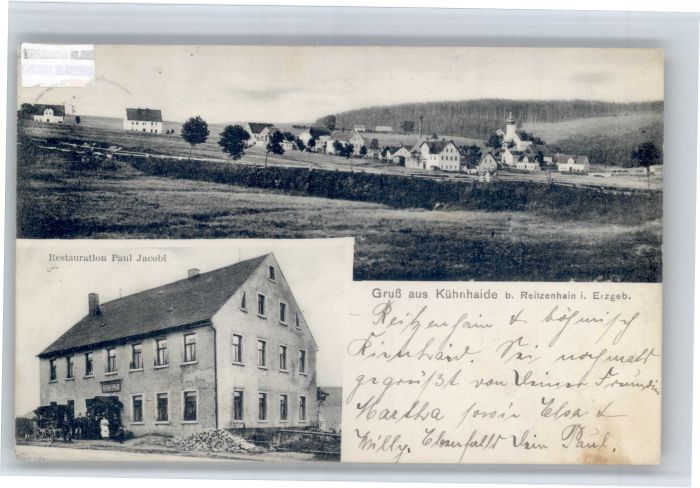 Kuehnhaide Marienberg Kuehnhaide Stadtteil Marienberg Erzgebirge Restaurant Paul
