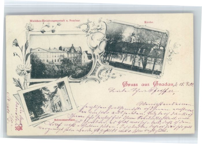 Gnadau Kirche Maedchen Erziehungsanstalt Schwesternhaus