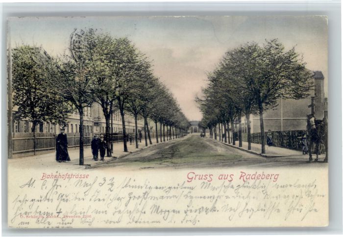 Radeberg Sachsen Bahnhofstrasse