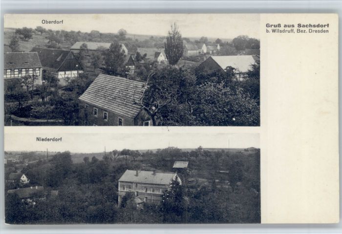 Sachsdorf Oberdorf Niederdorf