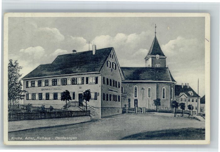 Herdwangen Kirche Adler Rathaus