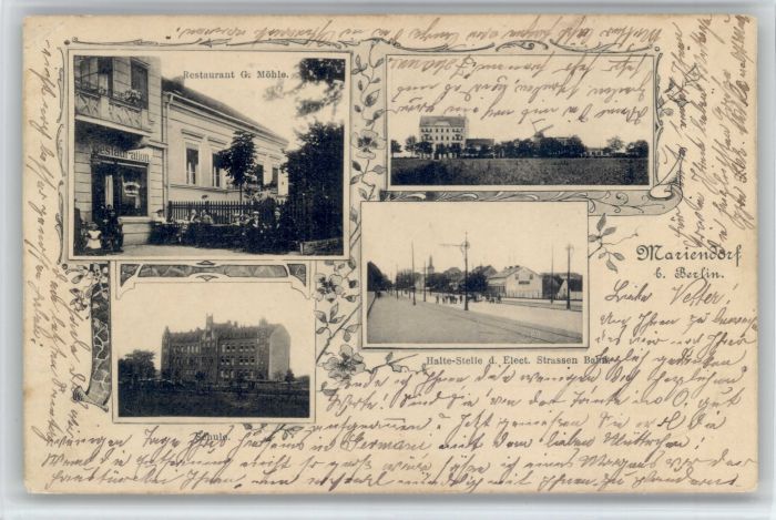 Mariendorf Berlin Restaurant G Moehle Schule