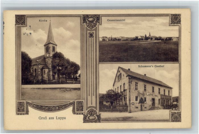 Luppa Oberlausitz Schumanns Gasthof Kirche