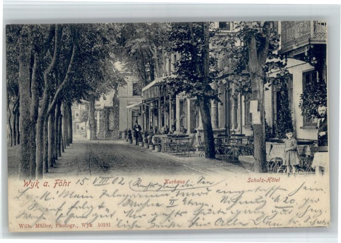 Wyk Foehr Wyk Kurhaus Schulz Hotel
