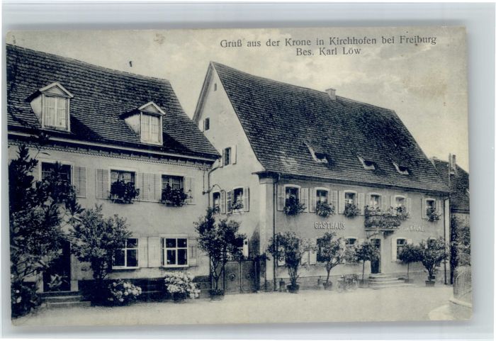 Kirchhofen Breisgau Kirchhofen Gasthaus Krone