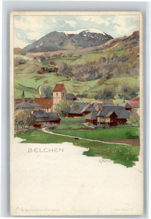 Belchen Baden Belchen Kuenstler K Mutter