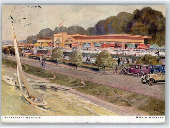 Duesseldorf enrath Rheinterasse Kuenstler Roeder x