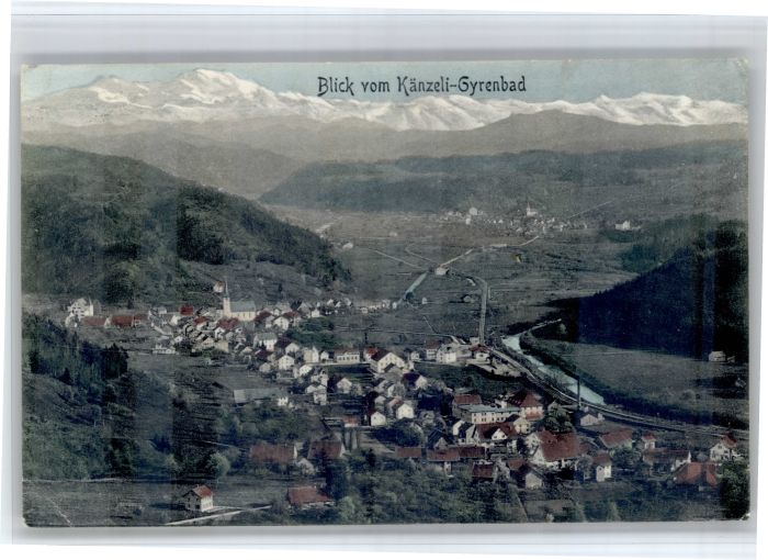 Turbenthal [Stempelabschlag] Kaenzeli Gyrenbad