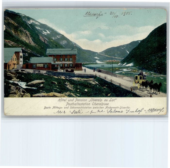 Andermatt Hotel Pension Oberalp au Lac