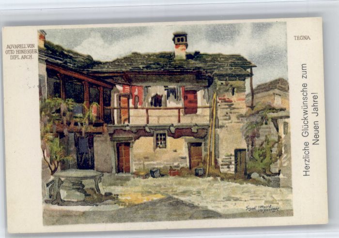 Tegna Neuen Fahr Kuenstler Honegger