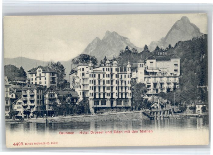 Brunnen SZ Hotel Drossel Eden Mythen