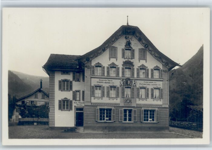 Gersau Vierwaldstaettersee Gersau Rathaus Post
