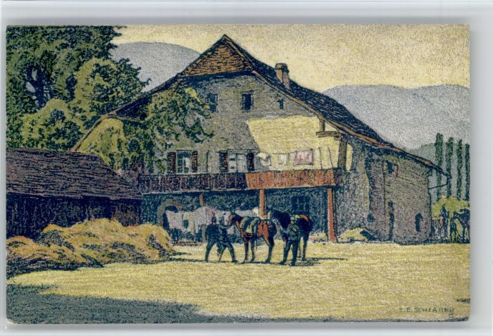 Bern BE Bern [Stempelabschalg] KuenstlerE Schlattek