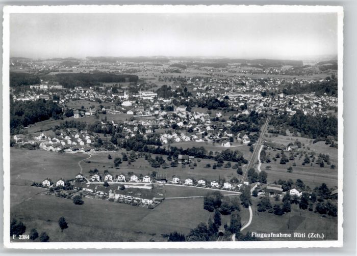 Rueti ZH Rueti Fliegeraufnahme