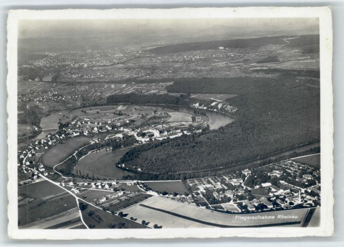 Rheinau Baden Rheinau Fliegeraufnahme