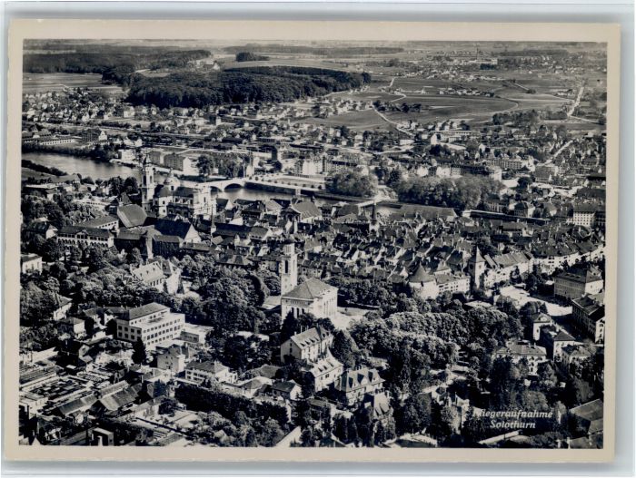 Solothurn Fliegeraufnahme