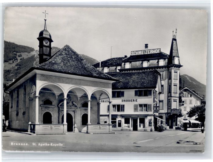 Brunnen SZ St Agatha Kapelle