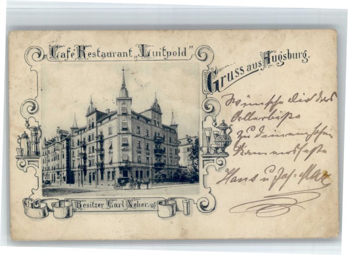 Augsburg Cafe Restaurant Luitpold