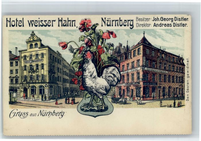 Nuernberg otel Weisser Hahn