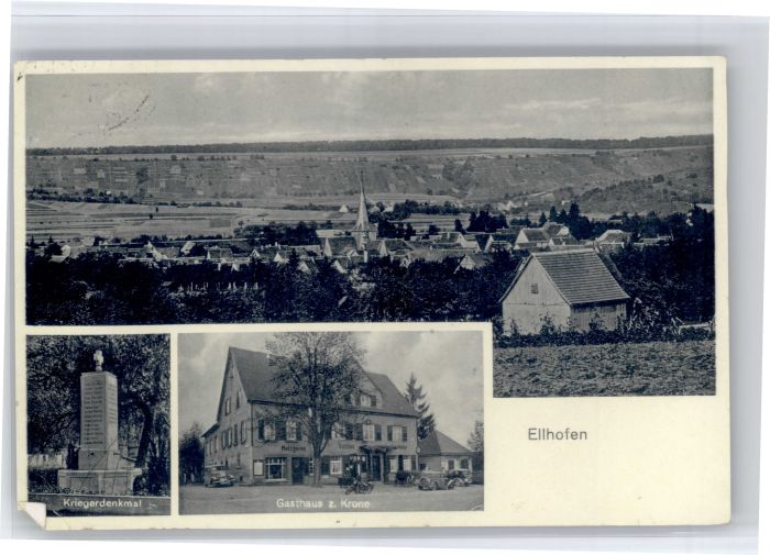 Ellhofen Wuerttemberg asthaus zur Krone