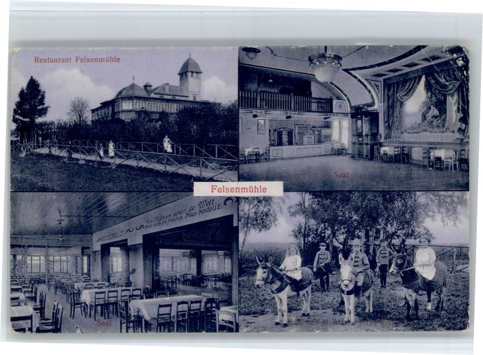 Ebersbach Sachsen Restaurant Felsenmuehle Esel