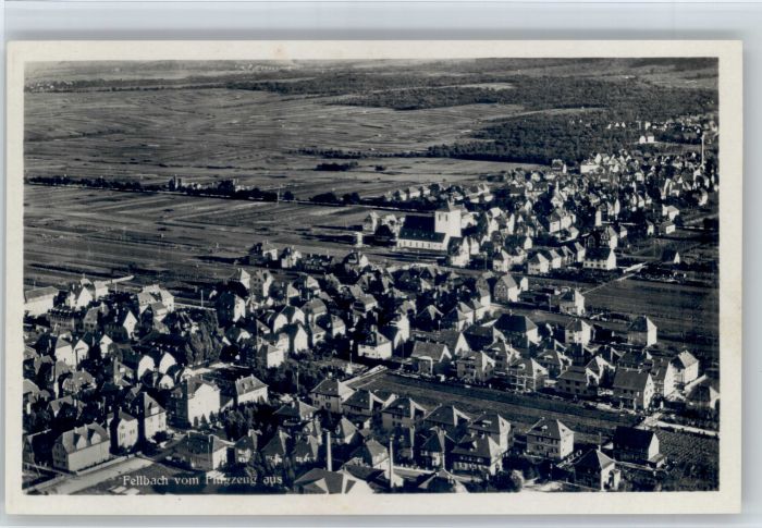 Fellbach Fliegeraufnahme