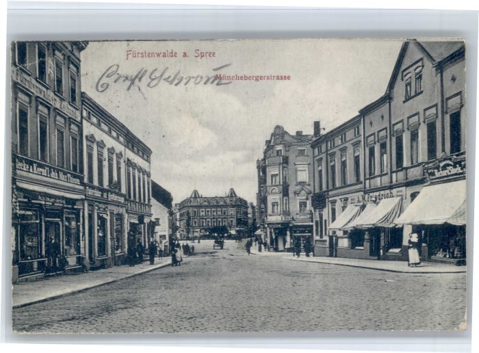 Fuerstenwalde Spree Fuerstenwalde Muenchebergerstrasse x