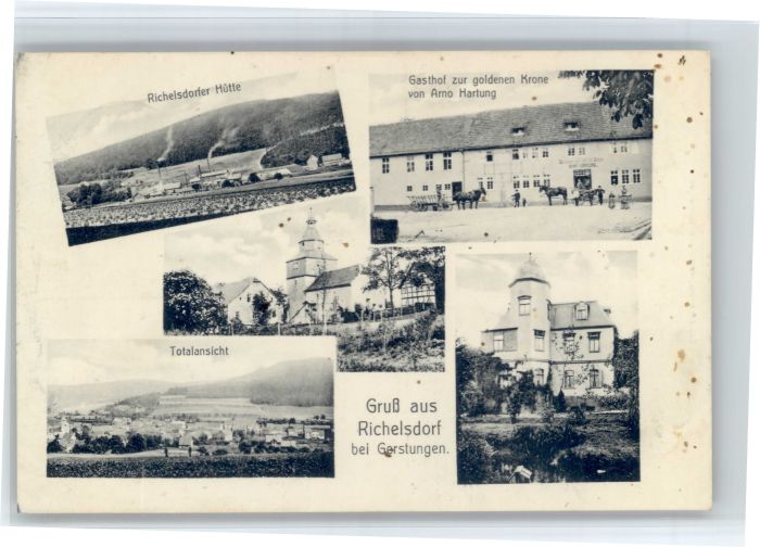 Richelsdorf Richelsdorfer Huette Gasthof zum goldenen Krone