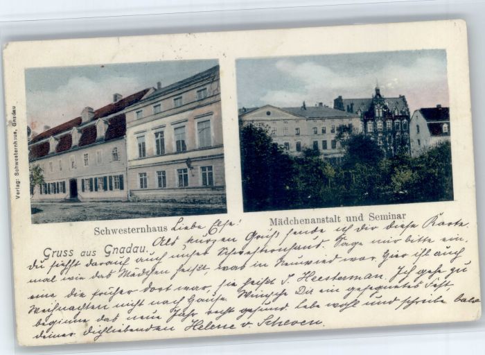 Gnadau Schwesternhaus Maedchenanstalt Seminar
