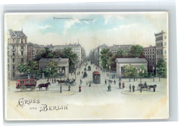 Berlin Potsdamerplatz Leipzigerstrasse