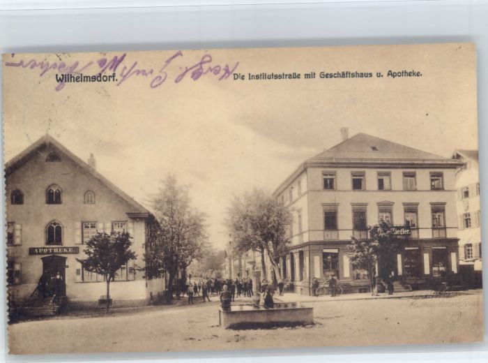 Wilhelmsdorf Wuerttemberg Wilhelmsdorf Institutsstrasse Geschaeftshaus Apotheke