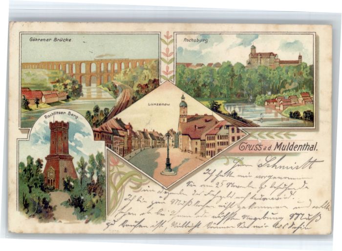 Lunzenau Goehrener Bruecke Rochsburg  x