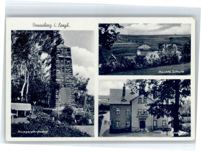 Venusberg Zschopau Schule Gemeindeamt