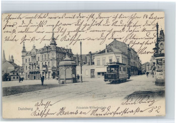 Duisburg Ruhr Duisburg Strassenbahn Friedrich-Wilhelmplatz