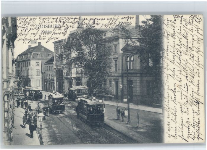 Duisburg Ruhr Duisburg Kuhtor Strassenbahn