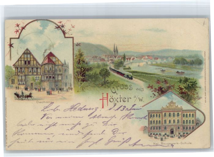 Hoexter Weser Hoexter Schule Dechanei