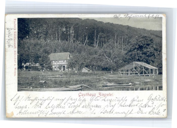 Hannoversch Muenden Stempelabschlag] Gasthaus Ziegelei