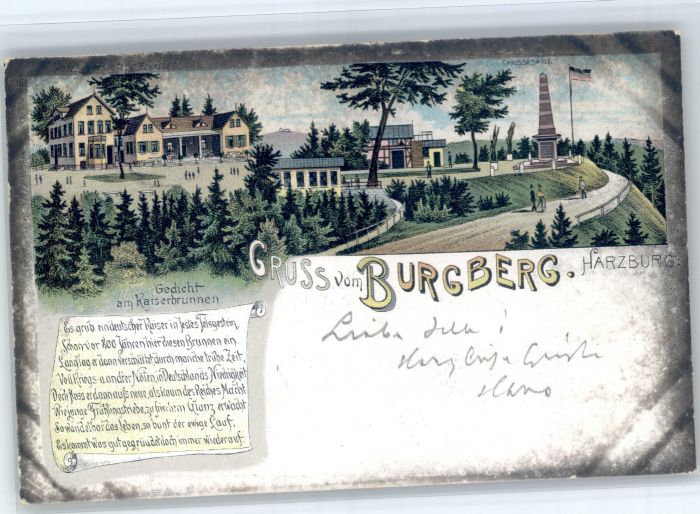 Bad Harzburg Burgberg Gedicht