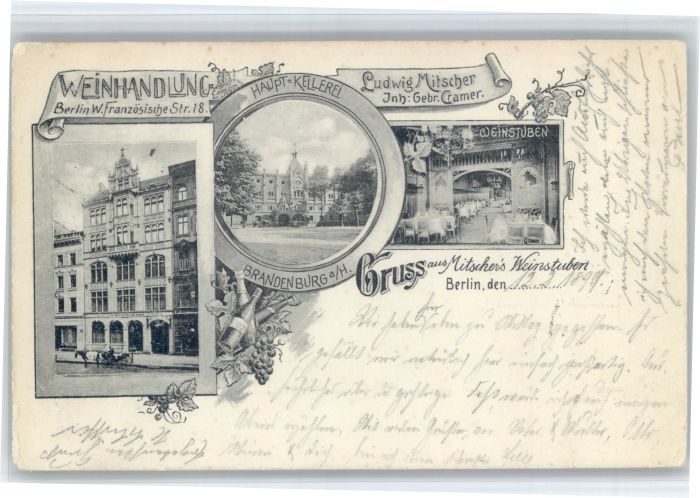 Berlin Weinhandlung Ludwig Mitscher