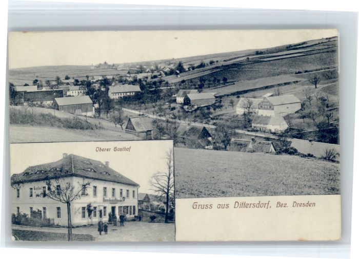 Dittersdorf Glashuette Sachsen Oberer Gasthof