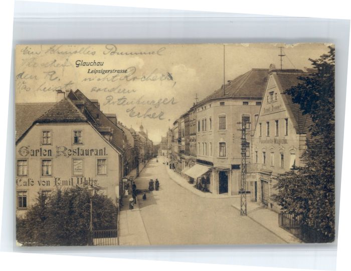 Glauchau Leipzigerstrasse Restaurant Cafe Emil Uhlig