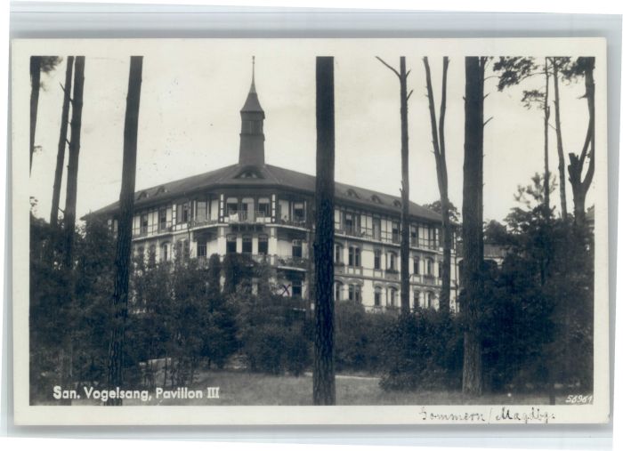 Gommern [Stempelabschlag] Sanatorium Vogelsang