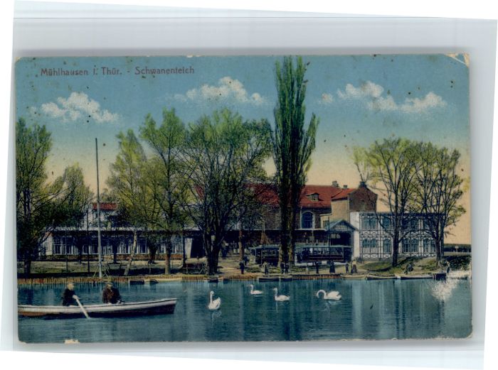 Muehlhausen Thueringen hwanenteich *