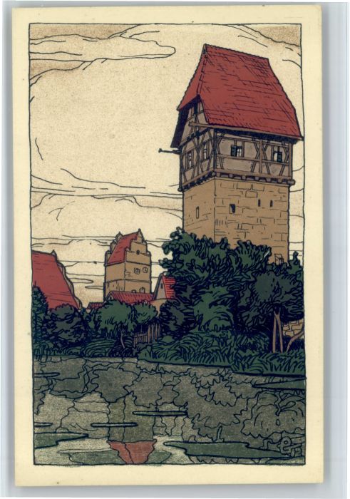 Dinkelsbuehl aeuerlins-Turm *