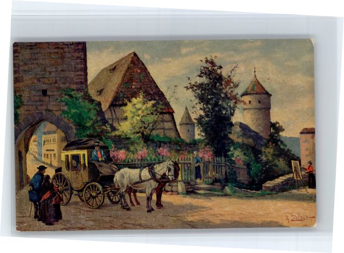 Rothenburg Tauber Klingentor Kuenstler Philipp Zeltner