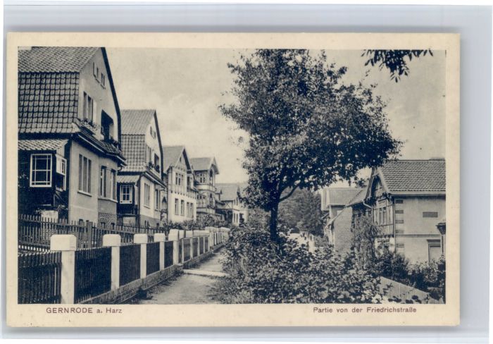 Gernrode Harz Friedrichstrasse