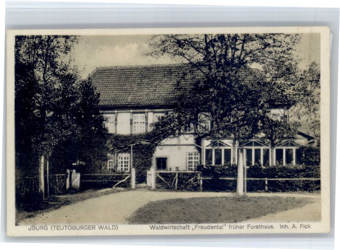 Bad Iburg Wirtschaft Freudental Forsthaus