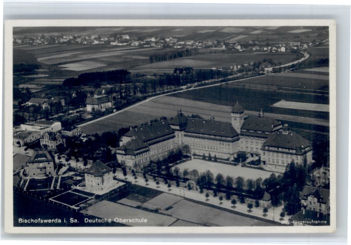 Bischofswerda Fliegeraufnahme Schule