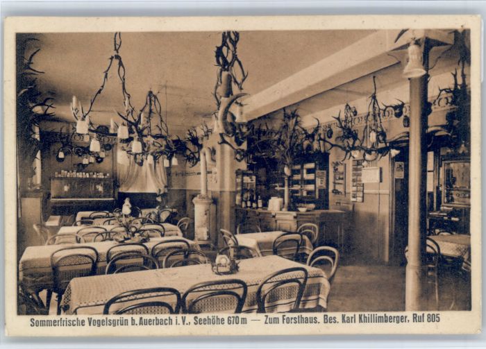 Vogelsgruen aststaette zum Forsthaus x