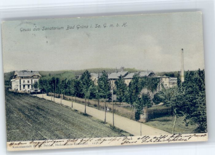 Gruena Sachsen Gruena Chemnitz Bad Gruena Sanatorium x